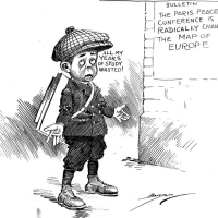 Significance and fate of Woodrow Wilson's 14 point agreement at the Versailles peace conference